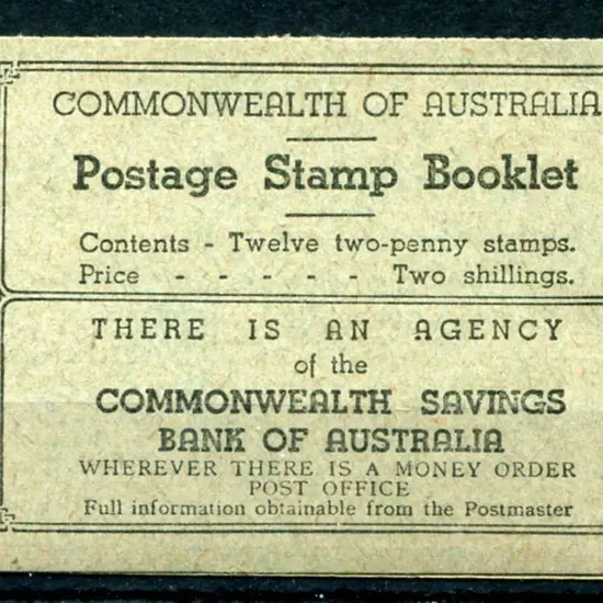 1938 (Dec) 2/- KGVI booklet with "Wherever there ...
