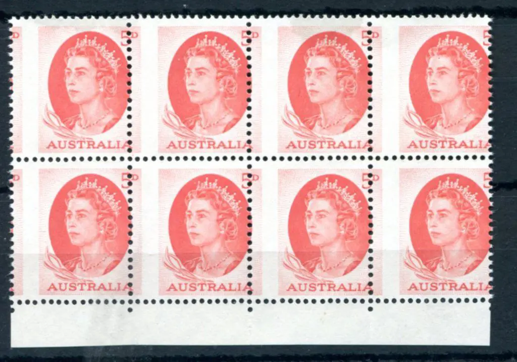 1963/65 as above but bottom marginal block 8. MUH ... Image 1++