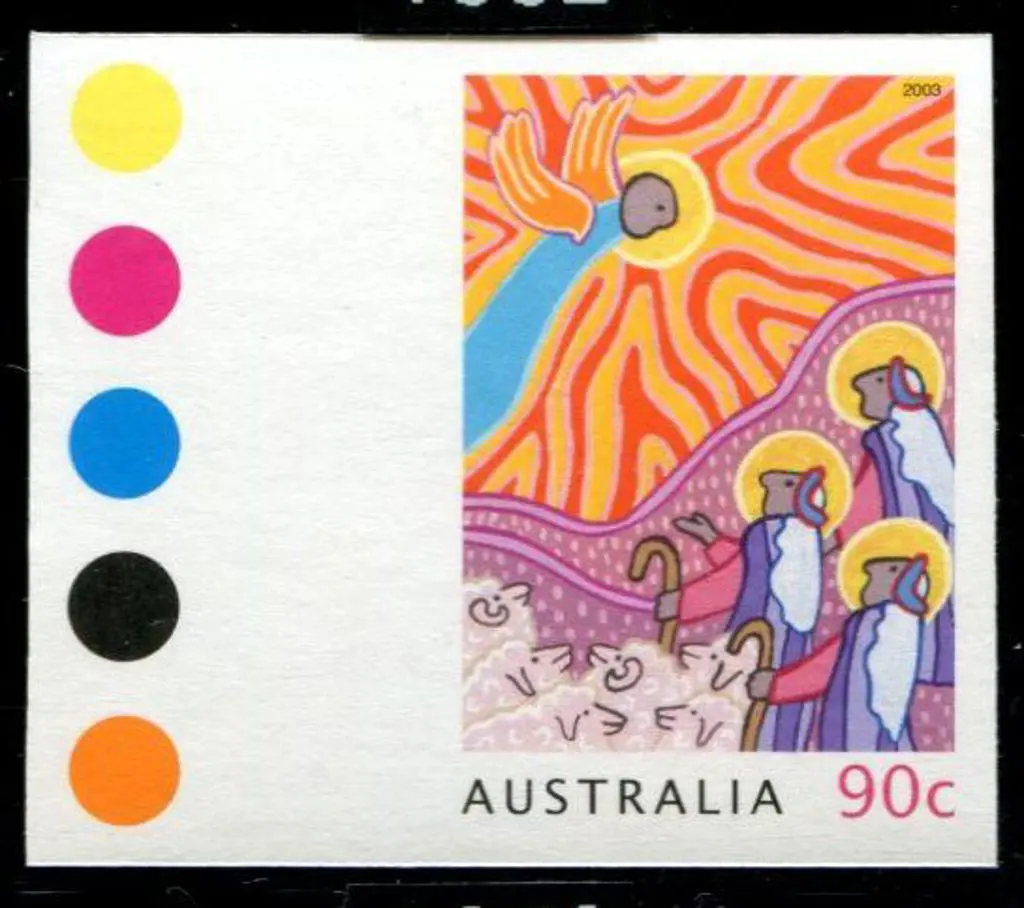 2003 90c Christmas with left traffic light ... Image 1++
