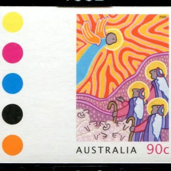 2003 90c Christmas with left traffic light ...