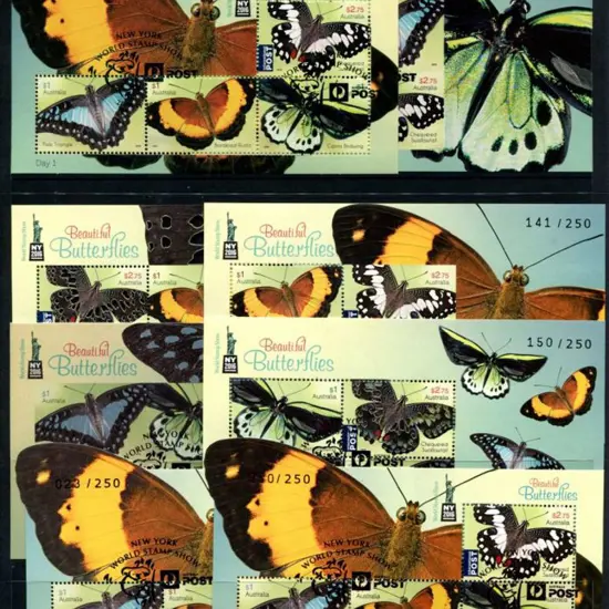 2016 Butterflies M/S set of 8 days with New York ...