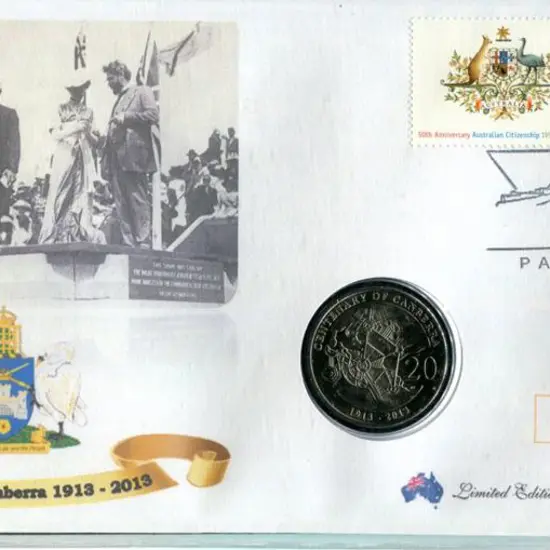 2013 (12th Mar) Canberra Cent with 45c ...