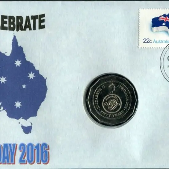 2016 (25th Jan) Aust Day with 22c Aust Day & $1 ...