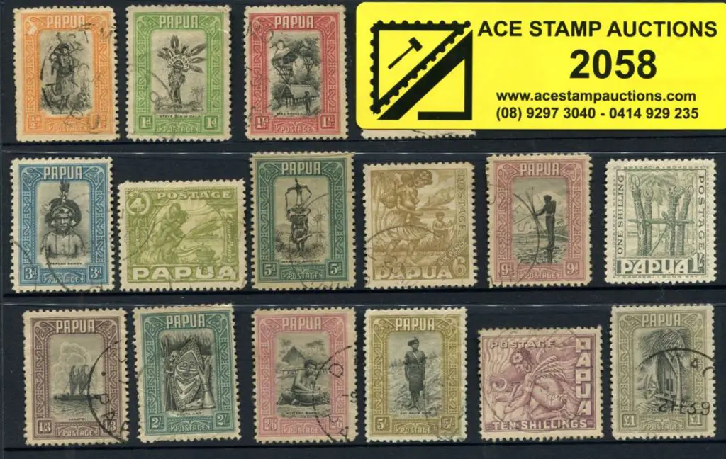 1932 Pictorials to £1 used with some CTO in the ... Image 1++