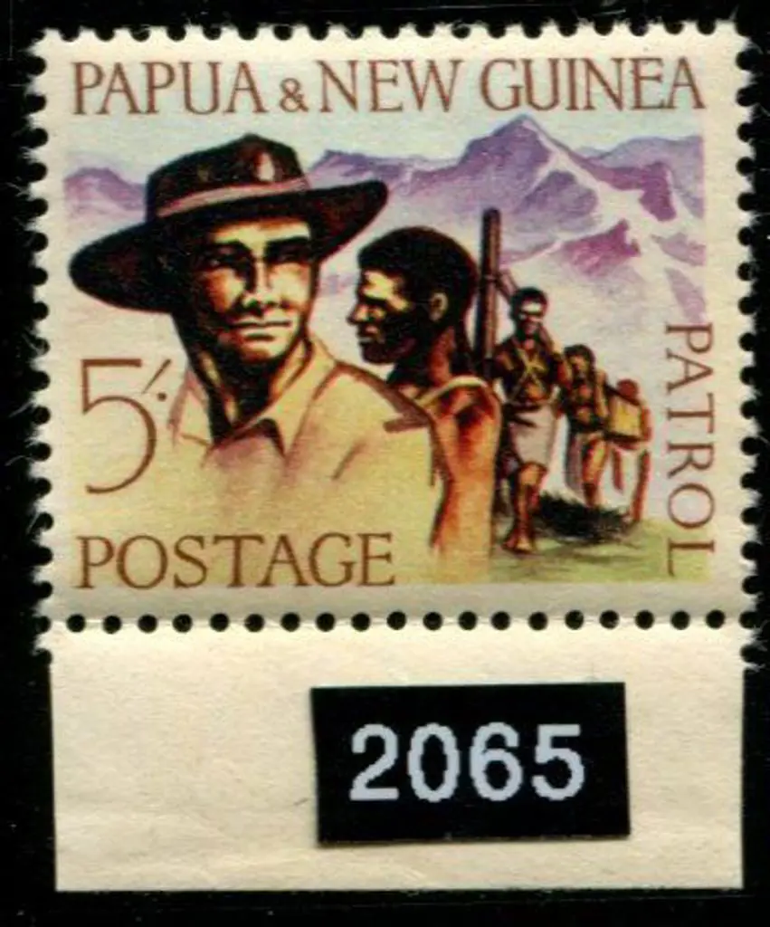 1961 5/- patrol "unissued" MUH lower margin ... Image 1++