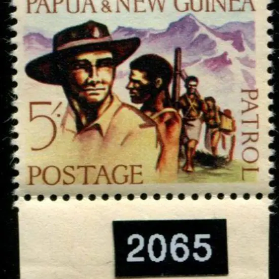 1961 5/- patrol "unissued" MUH lower margin ...