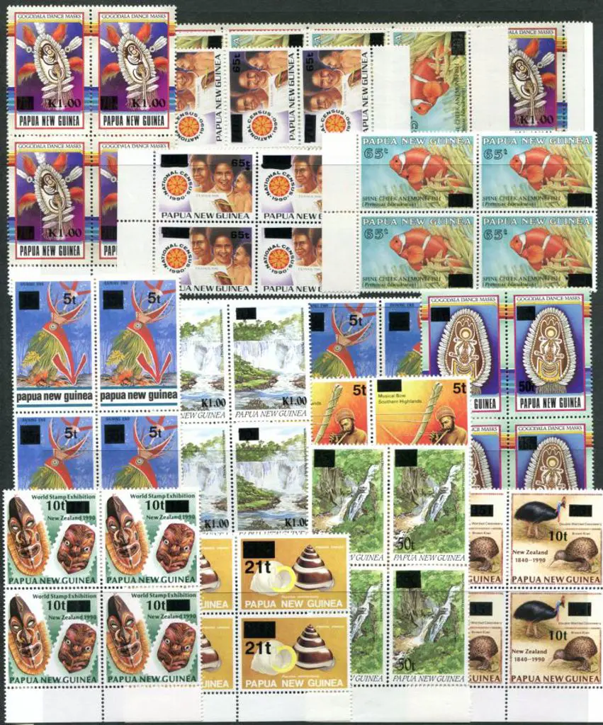 1994 Emergency Surcharges set of 11 in MUH ... Image 1++
