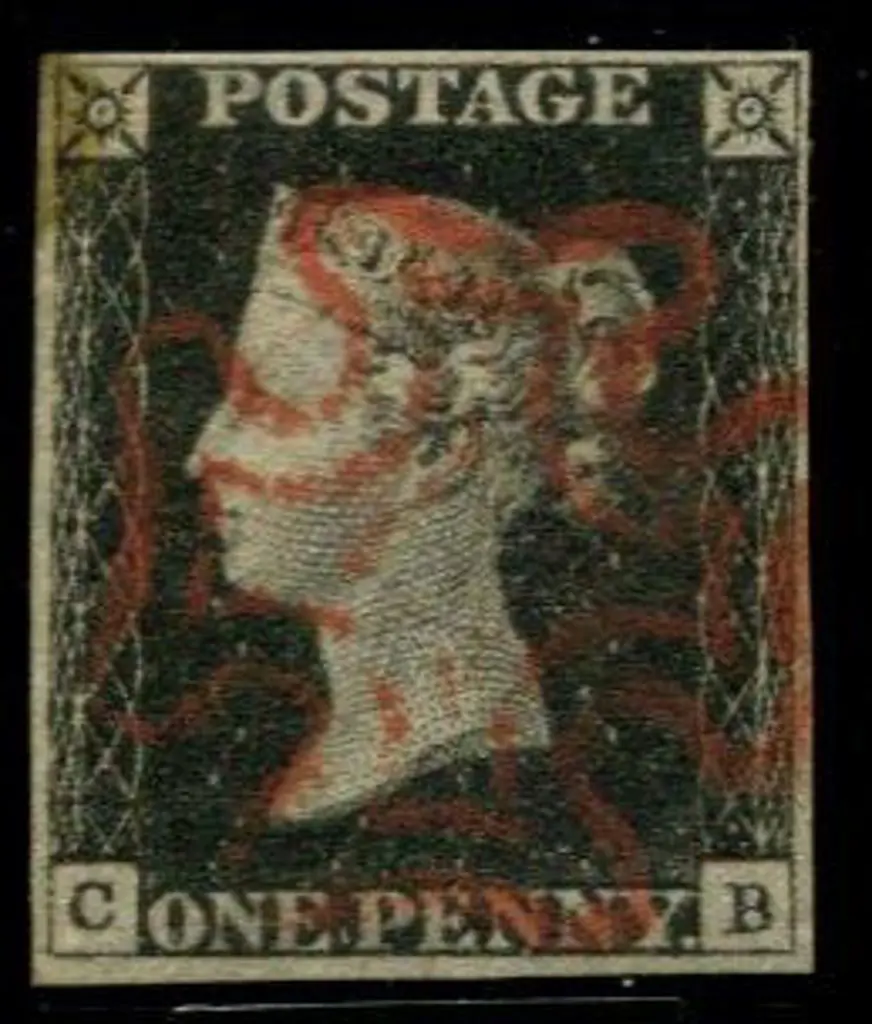 1840 1d intense black F/U by complete Maltese ... Image 1++