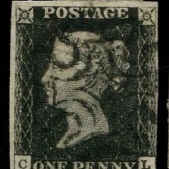 1840 1d black fine used with neat black Maltese ...