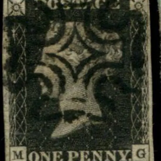 1840 1d grey black, plate 9. Fine used by neat 90% ...