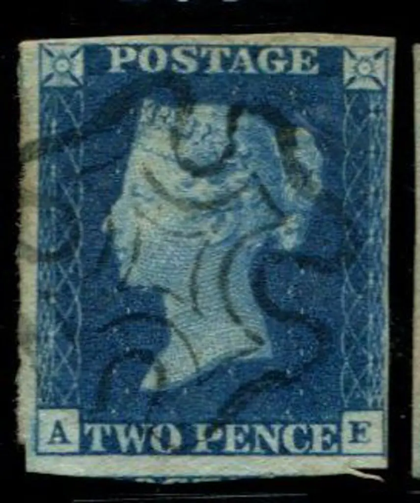 1840 2d deep full blue. Superb used with an almost ... Image 1++