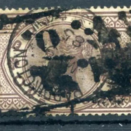 1884 £1 brown lilac, Three Imperial Crowns wmk, ...