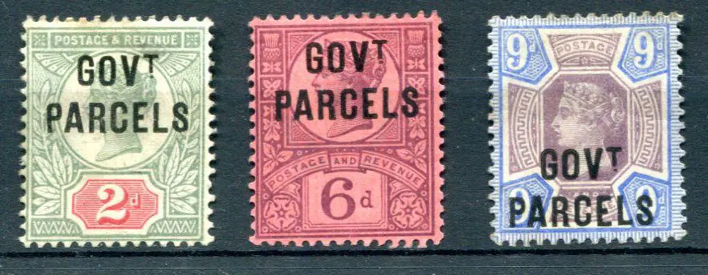 1887/90 6d purple on rose red & 9d dull purple & ... Image 1++