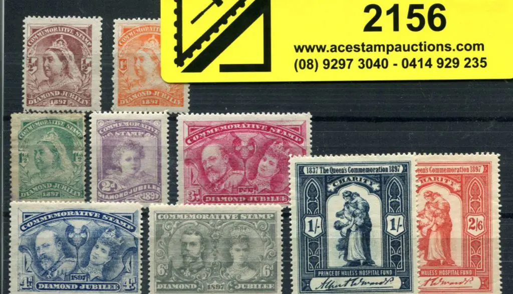 1897 Cinderellas for the QV Diamond Jubilee (set ... Image 1++