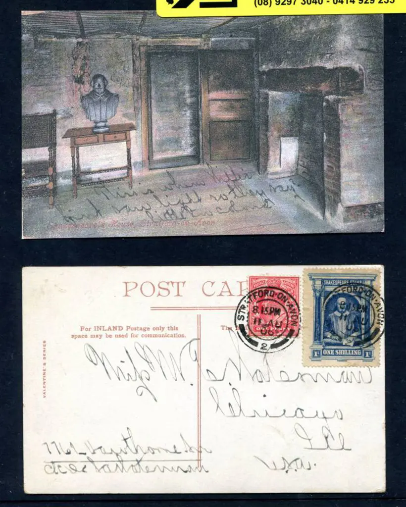 1906 (11th Aug) Postcard showing inside of ... Image 1++