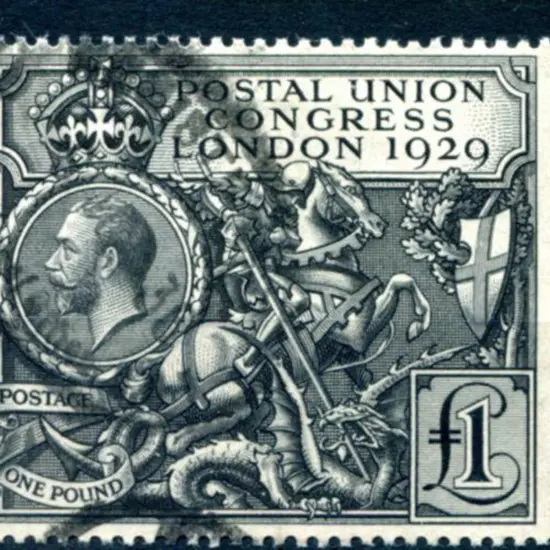 1929 £1 P.U.C. with neat 1936 registered oval ...