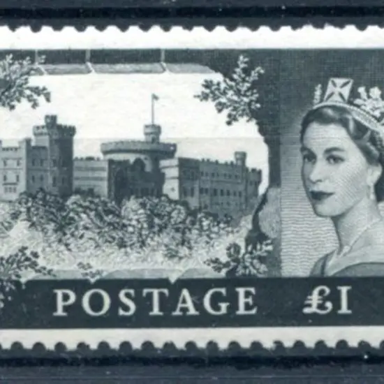 1959/68 £1 Castle from DLR printing. Fresh MUH. SG ...