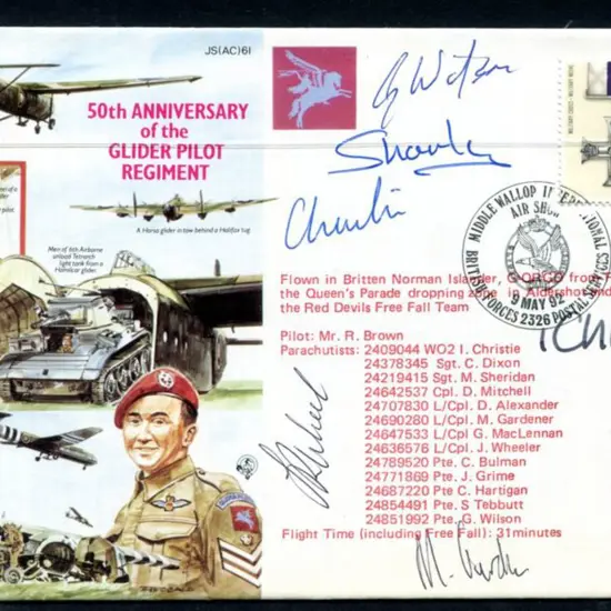 1992 (9th May) 50th Anniv of the Glider Pilot ...