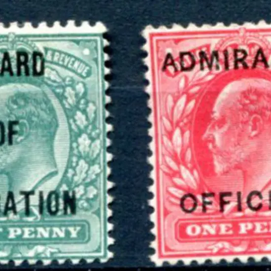 1902/04 ½d green KEVII ovptd "Board of Education" ...
