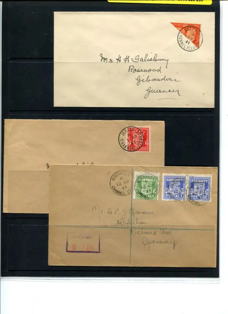 1941 2d Stamp Cent bisect on local cover tied by ... Image 1++