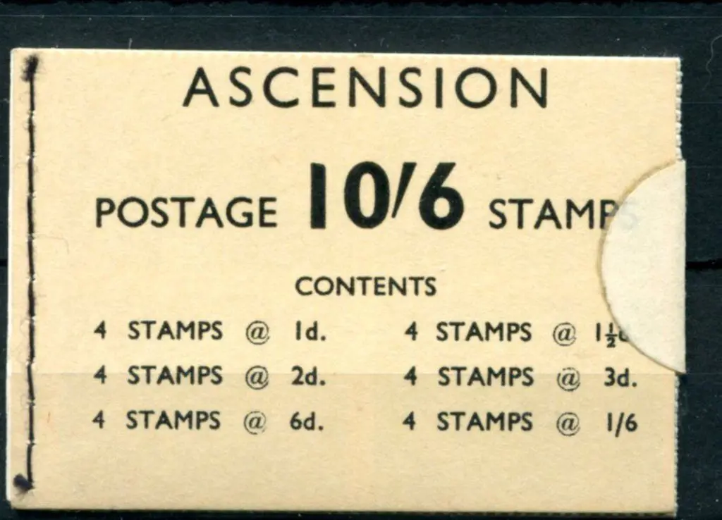 Ascension 1963 10/6d booklet. Fine cond. SG SB1 ... Image 1++
