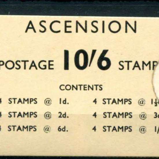 Ascension 1963 10/6d booklet. Fine cond. SG SB1 ...