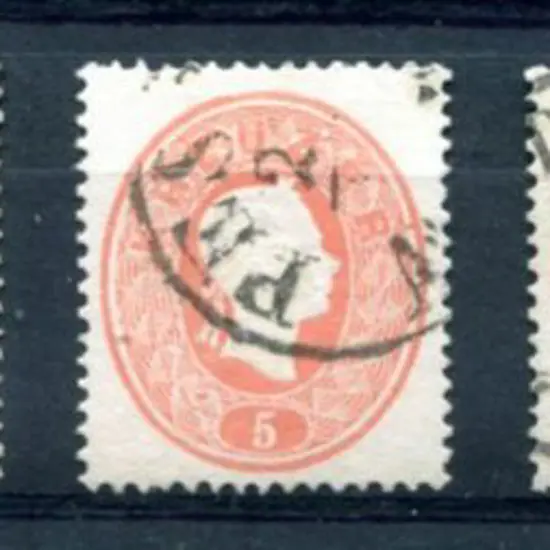 Austria 1860/61 Defins set of 5 F/U. SG 33/37 Cat. ...