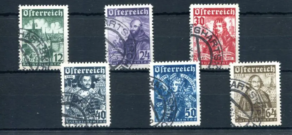 Austria 1933 Relief of Vienna set of 6. All F/U ... Image 1++