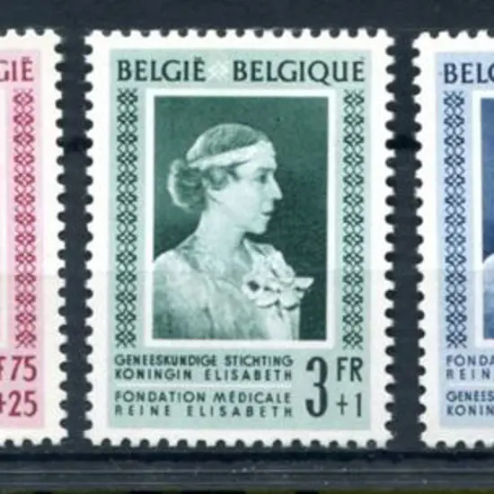 Belgium 1951 Medical Foundation Fund set of 5. ...