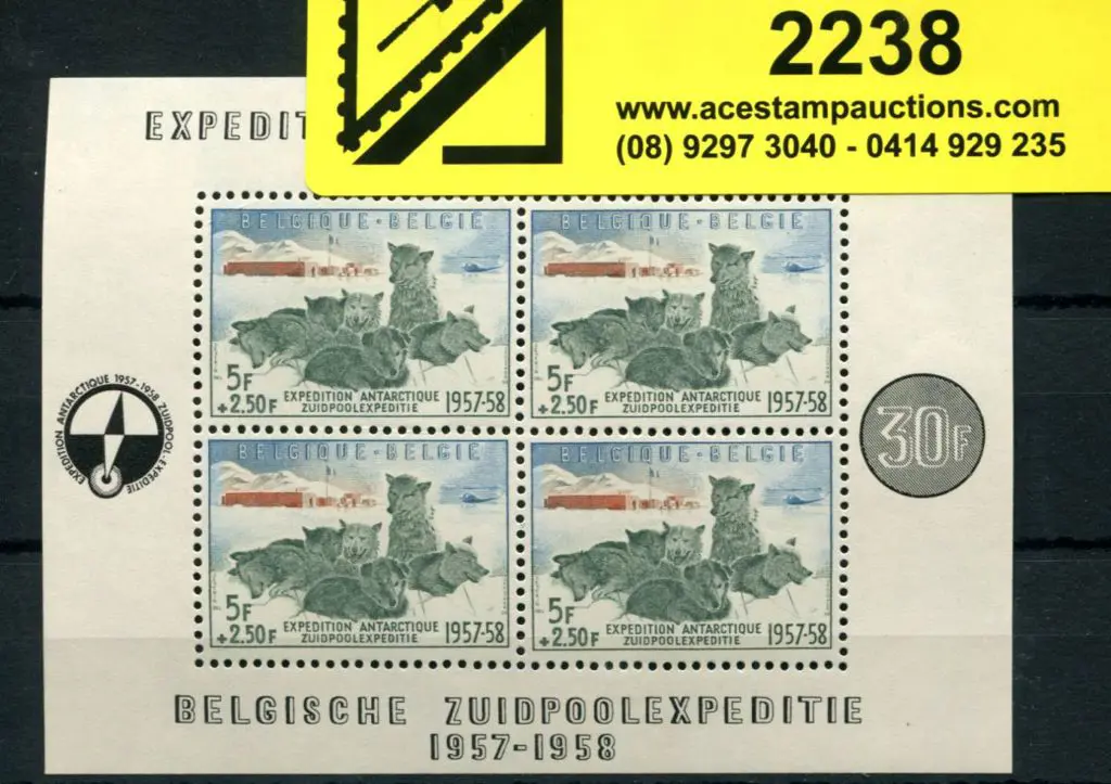 Belgium 1957 Antarctic Expedition M/S. Minor ... Image 1++