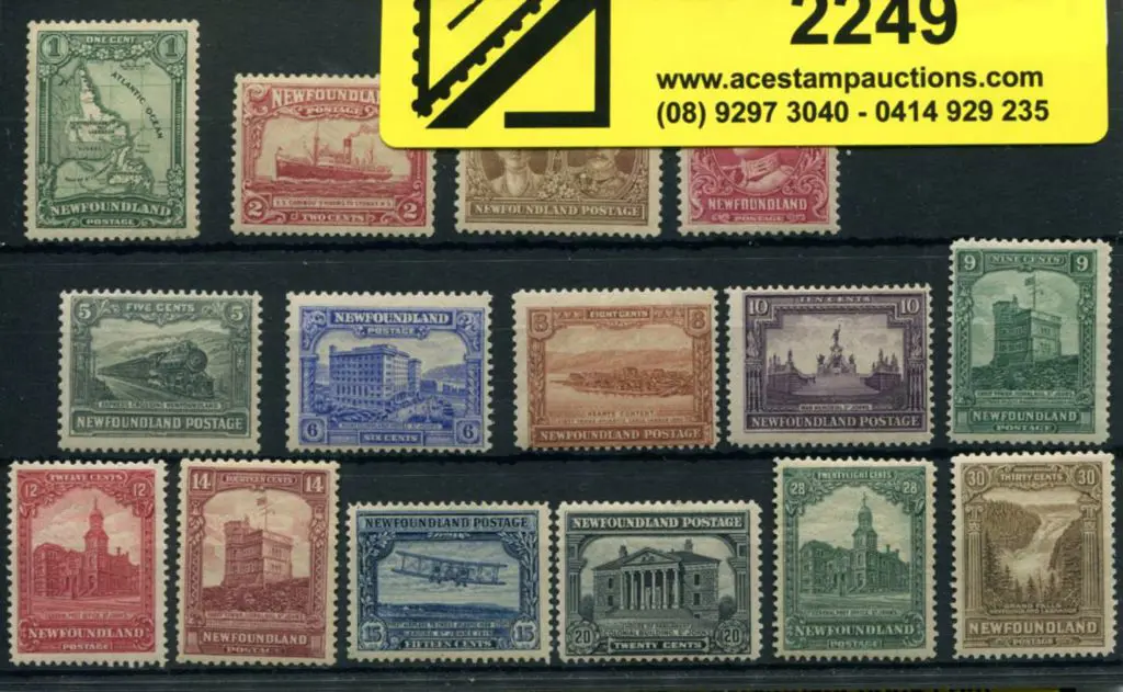 Canada-Newfoundland 1928/29 publicity issue set of ... Image 1++