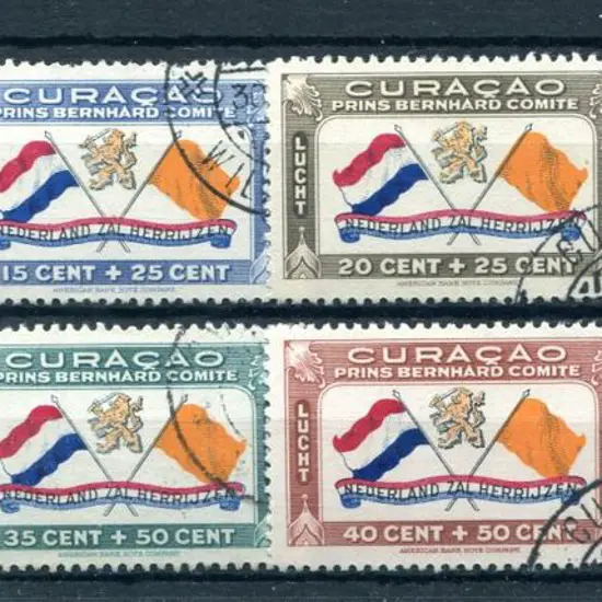 Curacao 1941 Prince Bernhard Fund Airs set of 8. ...
