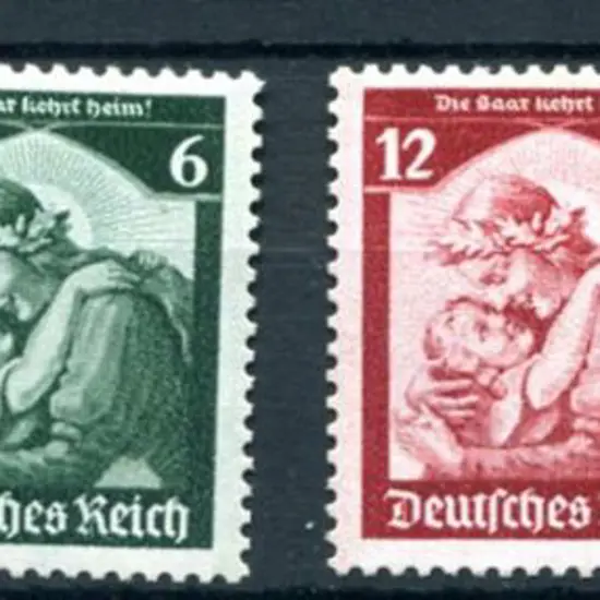Germany 1935 Saar Restoration set of 4. Fine & ...