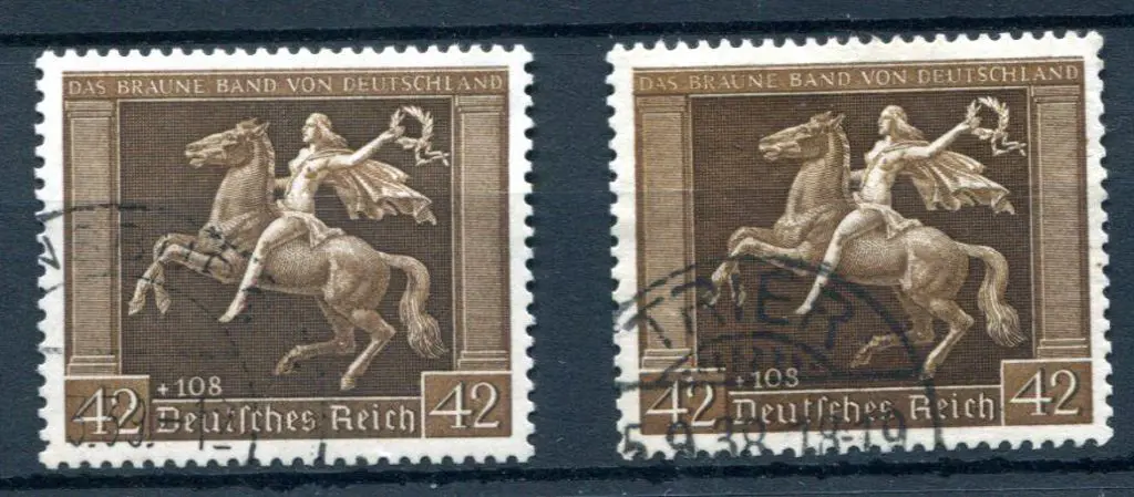 Germany 1938 Brown Ribbon Race with vertically ... Image 1++