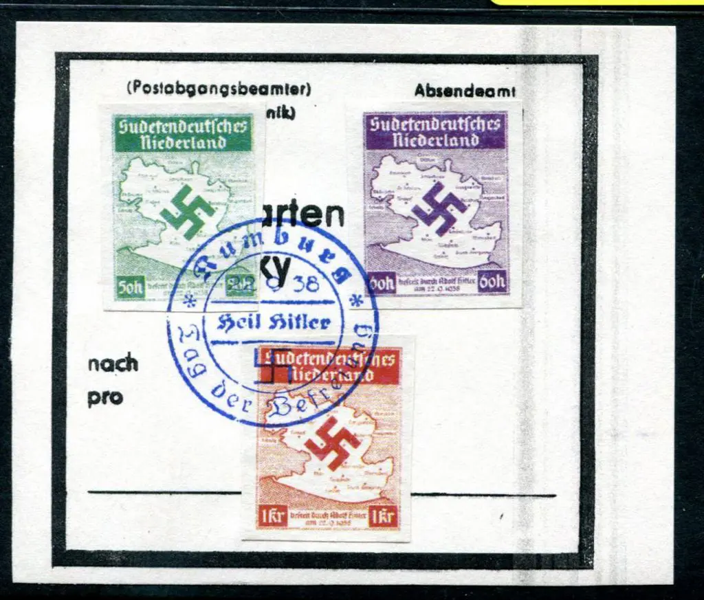 Germany-Occupation of Sudentenland Lowlands1938 ... Image 1++