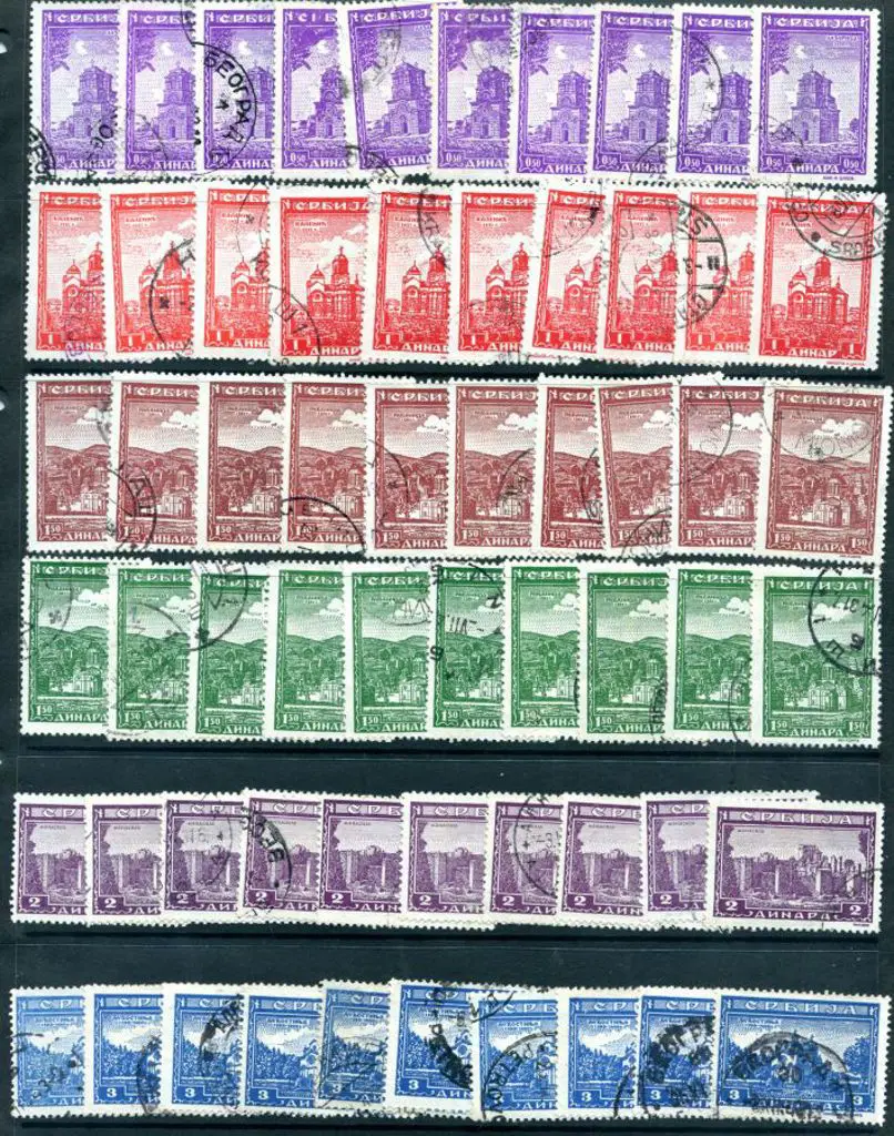 Germany-Occupation of Serbia 1942/43 duplicated ... Image 1++