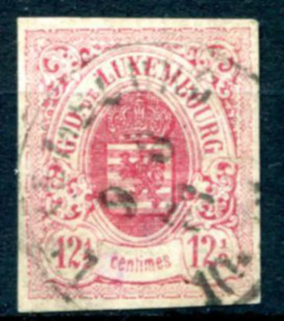 Luxembourg 1859/63 12½c imperf with four clear ... Image 1++