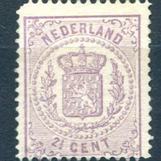 Netherlands 1869 2½¢ mauve. MUH but with top left ...