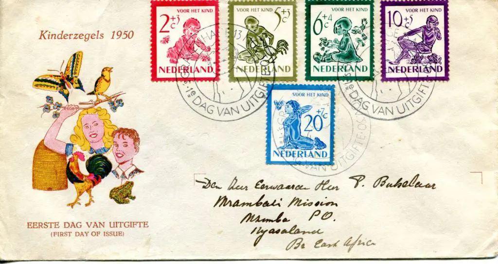 Netherlands 1950 Child Welfare set on official ... Image 1++