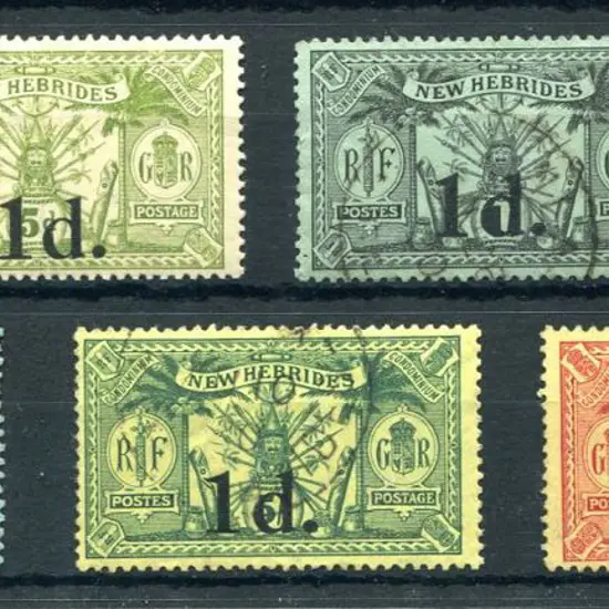 New Hebrides - English 1920/21 Weapons & Idols ...