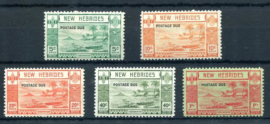 New Hebrides - French 1938 Lopevi Islands ovptd ... Image 1++