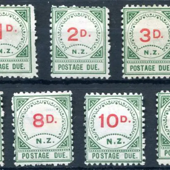 New Zealand 1899 Postage Dues to 2/-. MLH with ...
