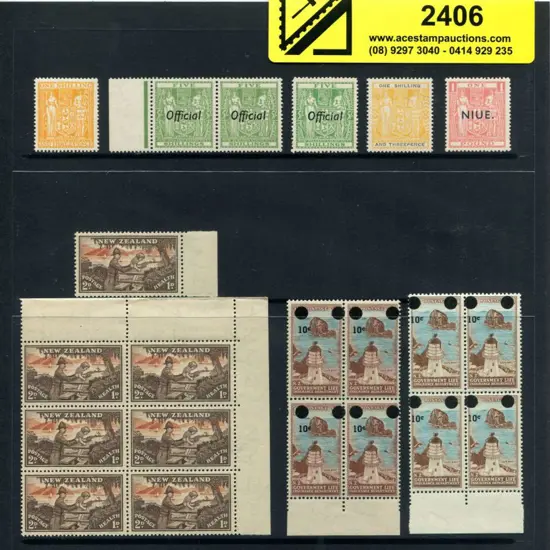 New Zealand 1940 1/3d orange yellow Arms (CP ...