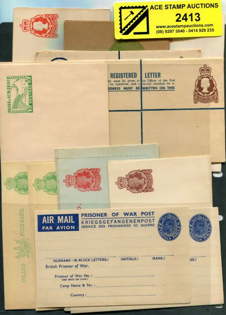 New Zealand Postal Stationery unused range ... Image 1++