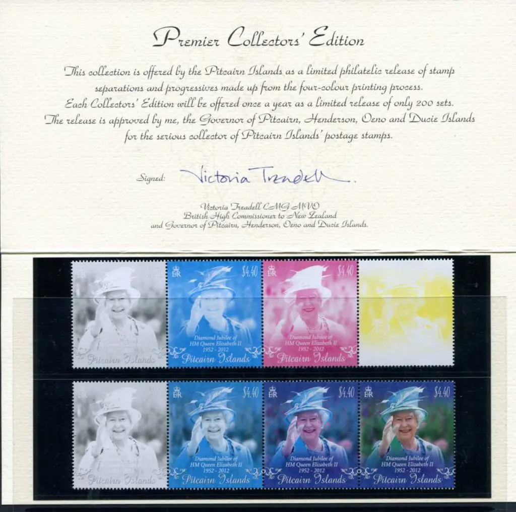 Pitcairn Is 2012 $4.40 QEII Diamond Jubilee ... Image 1++