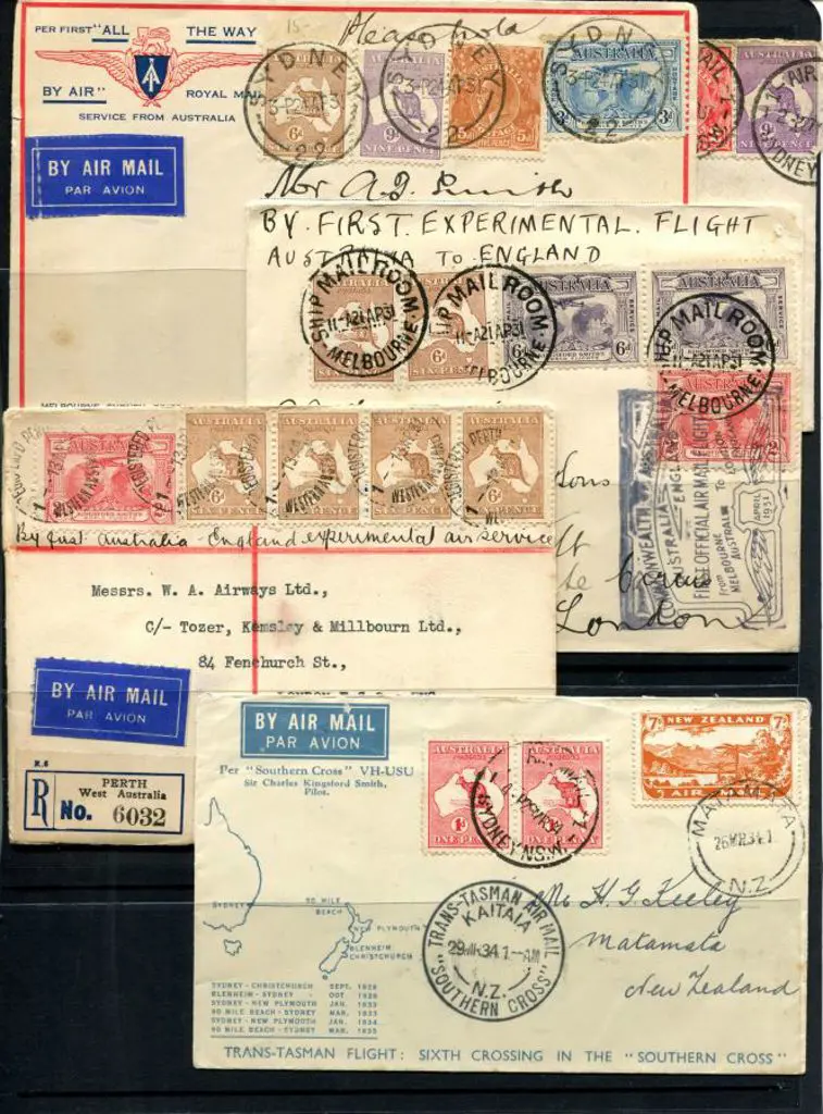 1931-1934 selection of 5 comprising 1931 First ... Image 1++