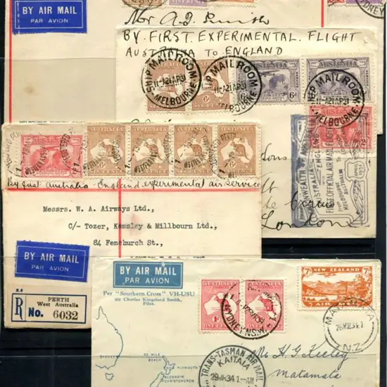 1931-1934 selection of 5 comprising 1931 First ...