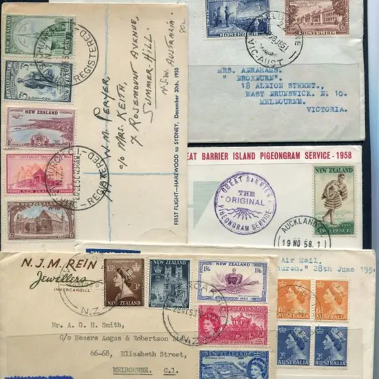 1950-1961 group of Australia to NZ & NZ to ...