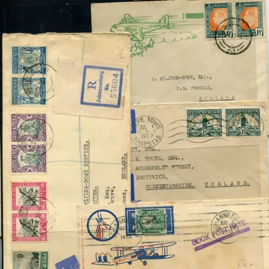 South Africa Group incl 1932 Johannesburg to Cape ...