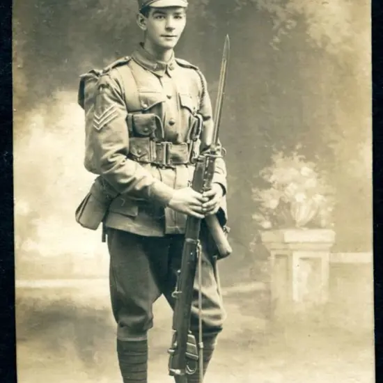 1914/16 Charles T.P. Ulm in sergeant's uniform ...